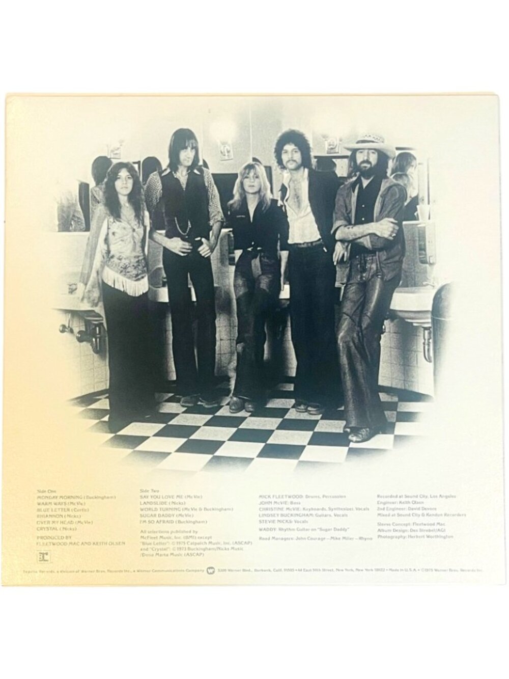 Fleetwood Mac - Self Titled Record LP 1977 Complete W/Original Lyric Sleeve - Picture 6 of 7